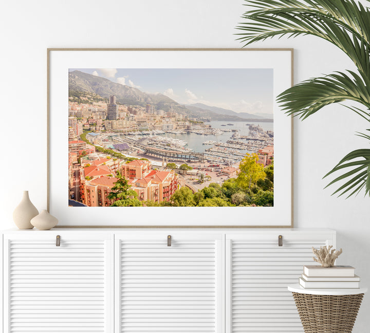 Port Hercule Monte Carlo | Fine Art Poster Print