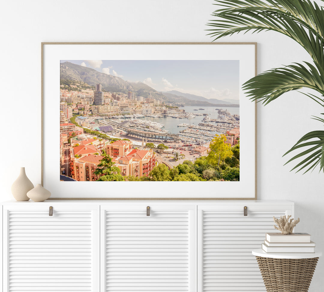 Port Hercule Monte Carlo | Fine Art Poster Print