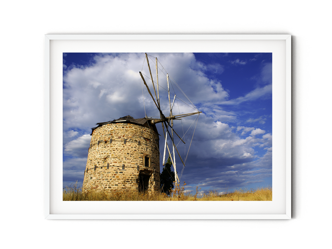 Greek Stone Windmill | Fine Art Photography Print