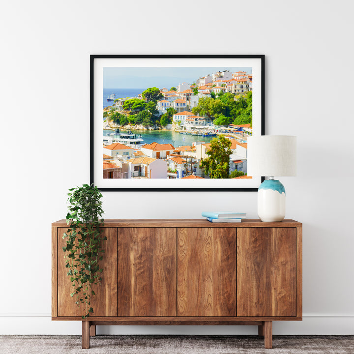 Hafen von Skiathos | Fine Art Poster Print