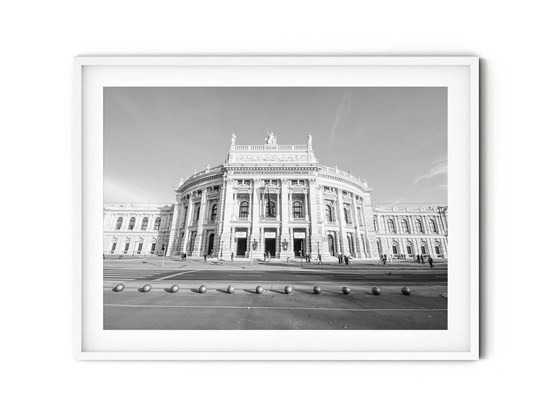 Black & White Burgtheater Vienna | Fine Art Photography Print