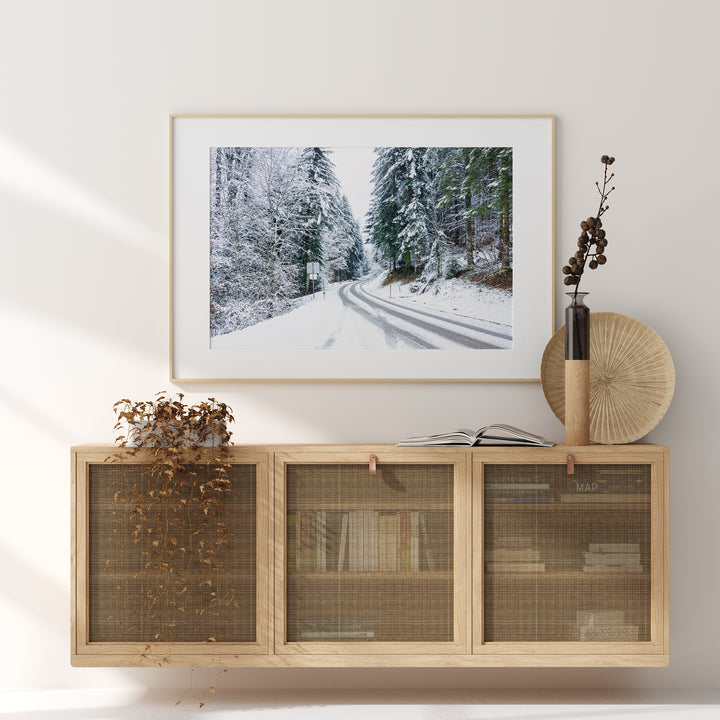 Winterliche Straße | Fine Art Print
