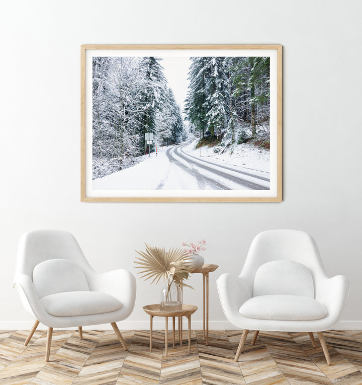Winterliche Straße | Fine Art Poster Print