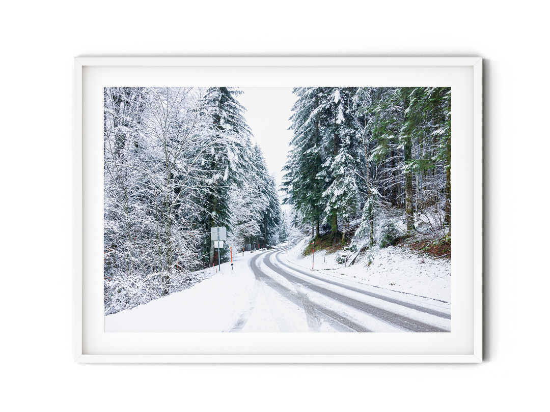 Winterliche Straße | Fine Art Print