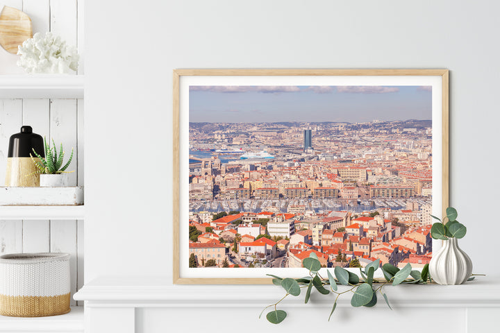 Aerial View Marseille | Fine Art Photography Print