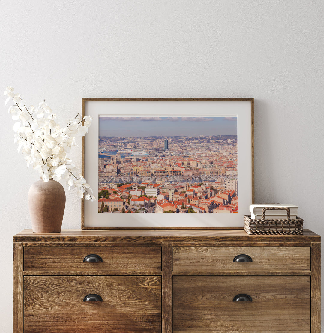 Panoramablick Marseille | Fine Art Poster Print