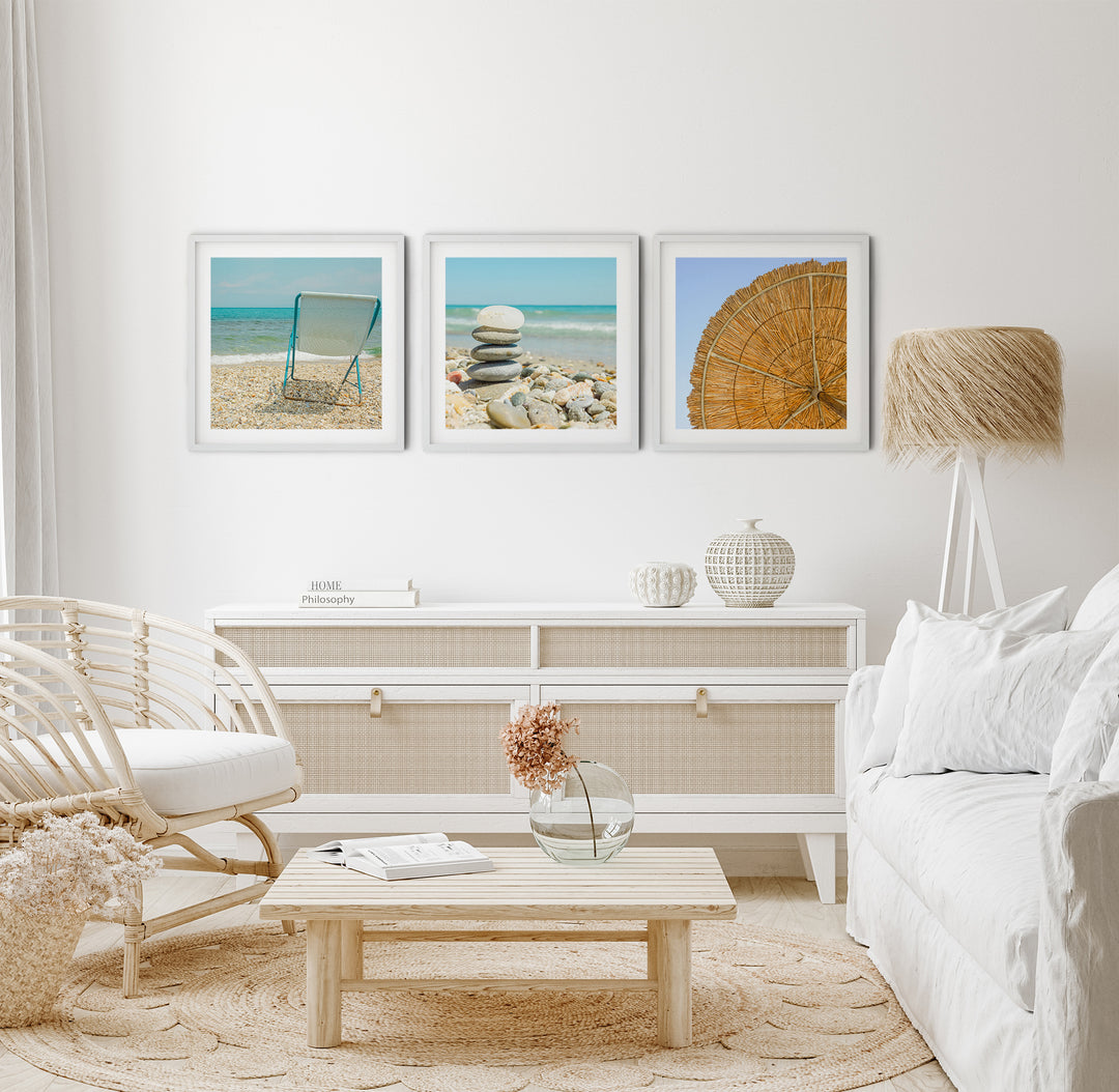 Strandszenen Bilderwand | Fine Art Print Set