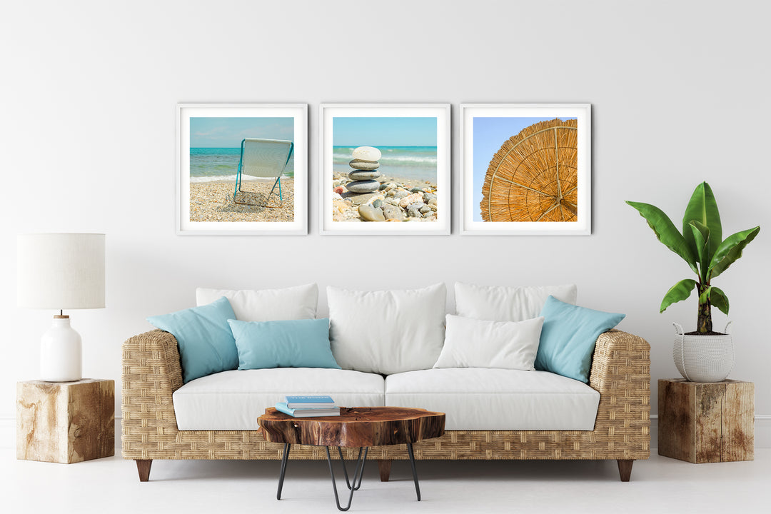 Strandszenen Bilderwand | Fine Art Print Set