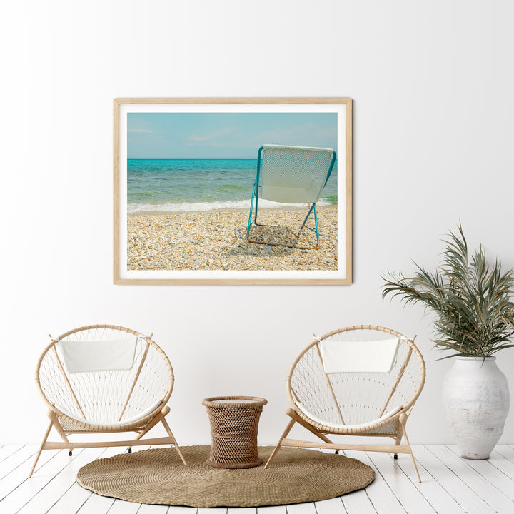Retro Beach Chair | Fine Art Photography Print