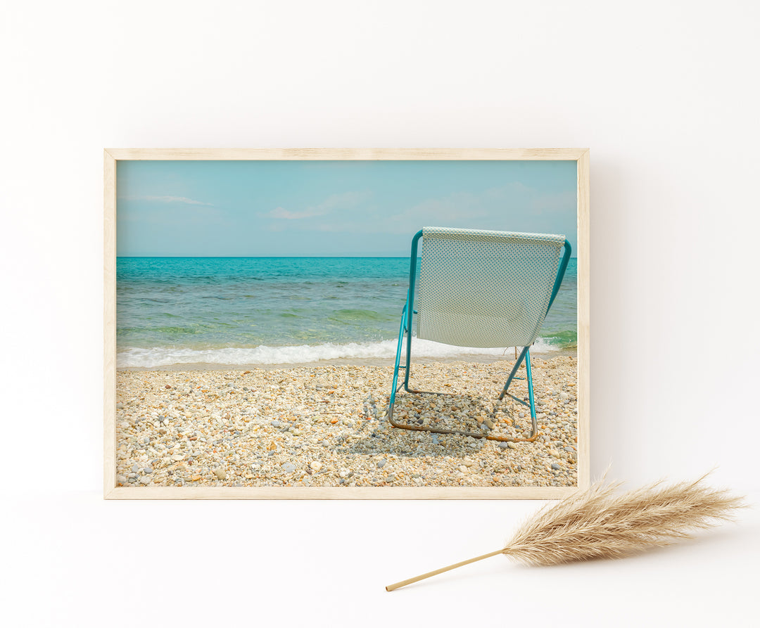 Retro Beach Chair | Fine Art Photography Print