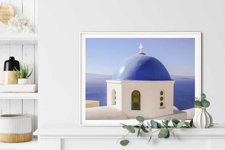Kirche auf Santorin | Fine Art Poster Print
