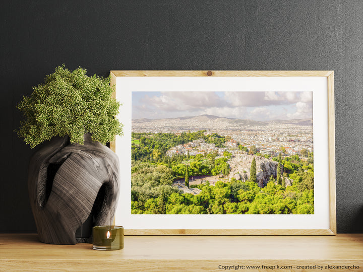 Aerial View Athens II | Fine Art Photography Print