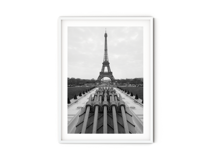 Schwarzweißer Eiffelturm | Fine Art Print