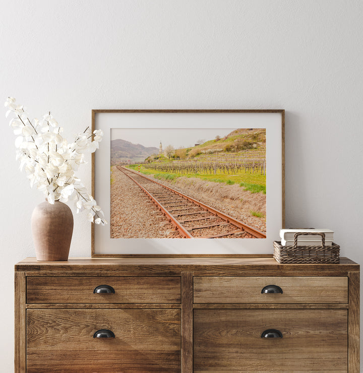 Eisenbahnschienen | Fine Art Poster Print