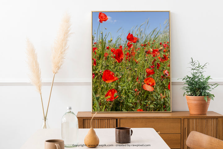 Red Poppy Field I | Fine Art Photography Print