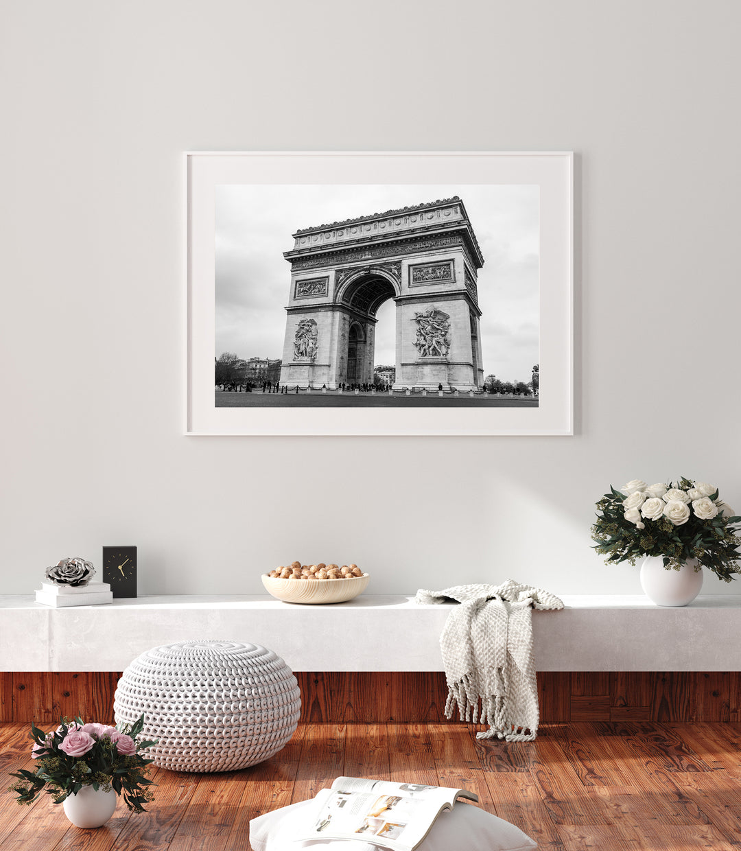 Black & White Arc de Triomphe | Fine Art Photography Print