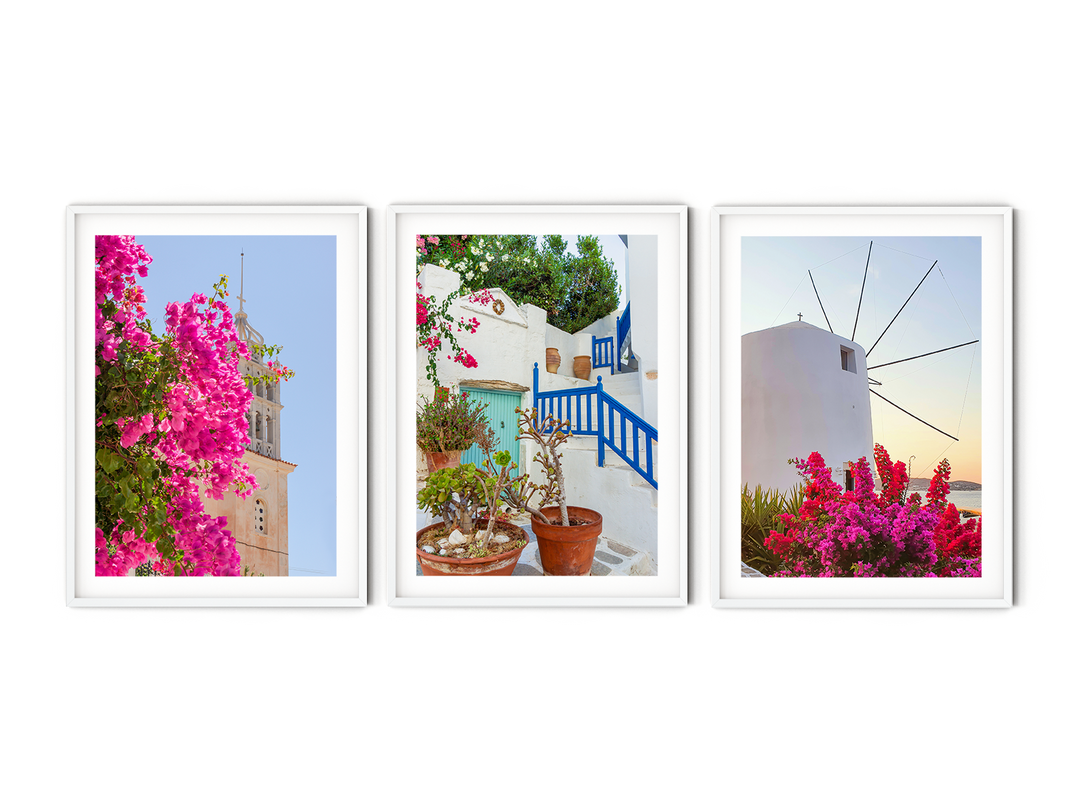 Greek Islands Gallery Wall I | Fine Art Photography Print Set