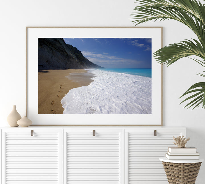 Lefkada Beach Shoreline | Fine Art Photography Print