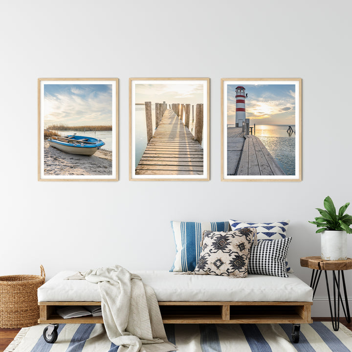 Küstenlandschaft Bilderwand | Fine Art Print Set