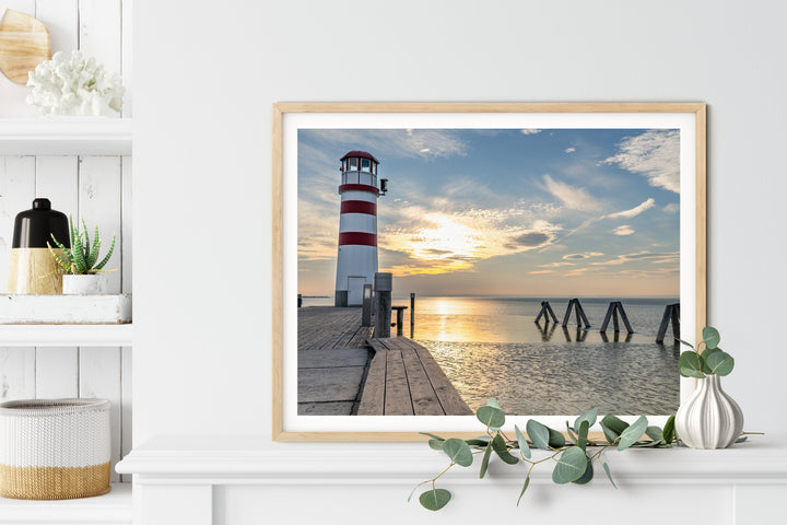 Lighthouse at Sunset | Fine Art Photography Print