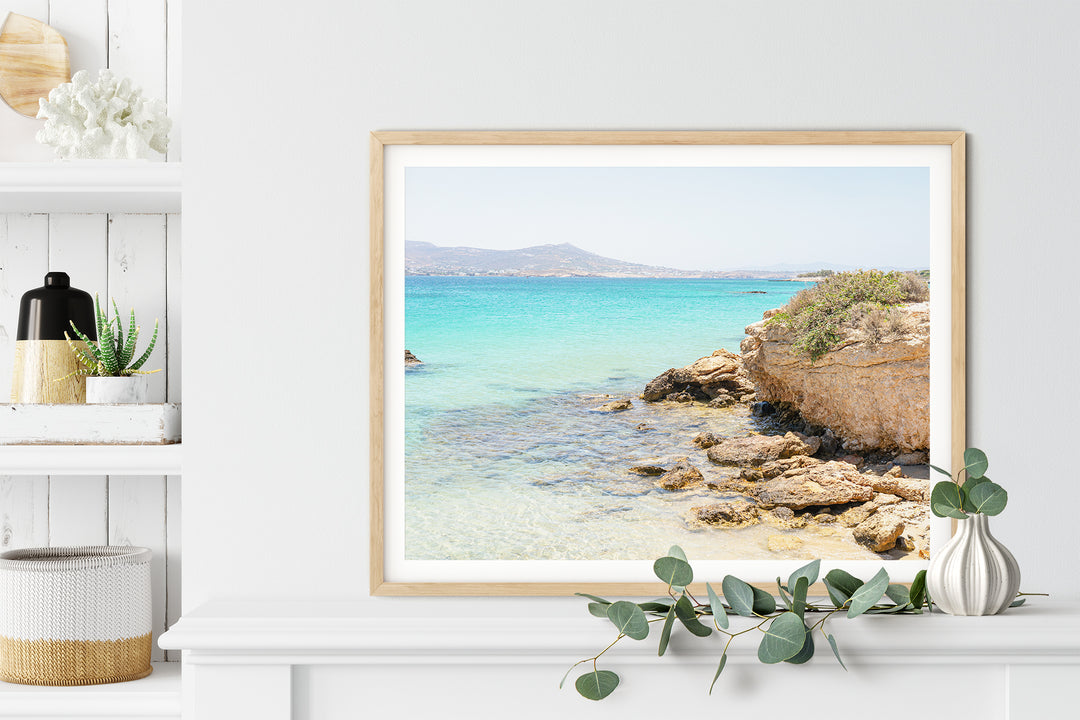 Küste von Paros | Fine Art Poster Print