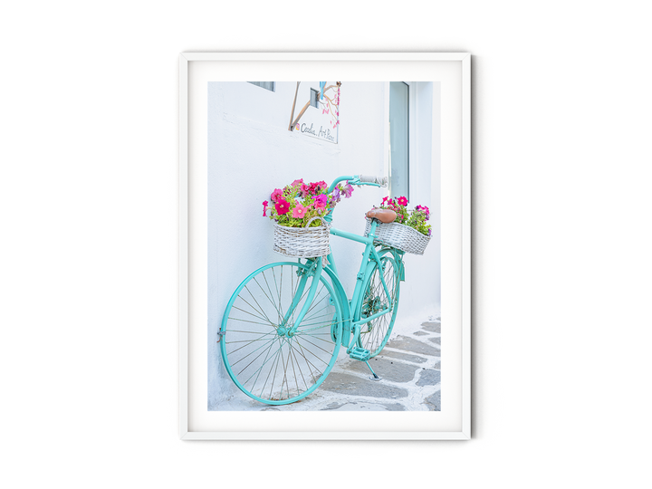 Turquoise Bike | Fine Art Photography Print