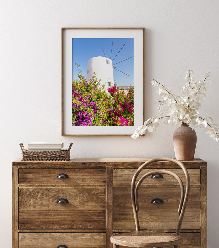 Griechische Inseln Windmühle | Fine Art Print