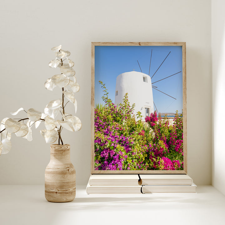 Griechische Inseln Windmühle | Fine Art Print