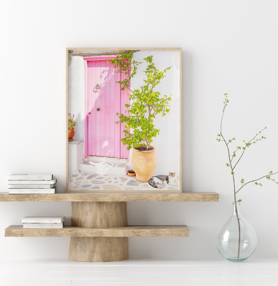 Paros Pink Door II | Fine Art Photography Print
