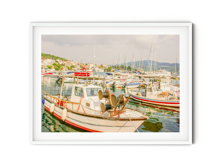 Greek Fishing Boats | Fine Art Photography Print