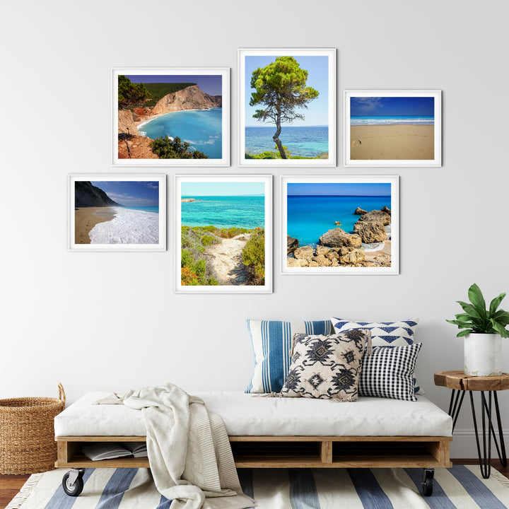 Greek Beaches Gallery Wall I | Fine Art Photography Print Set