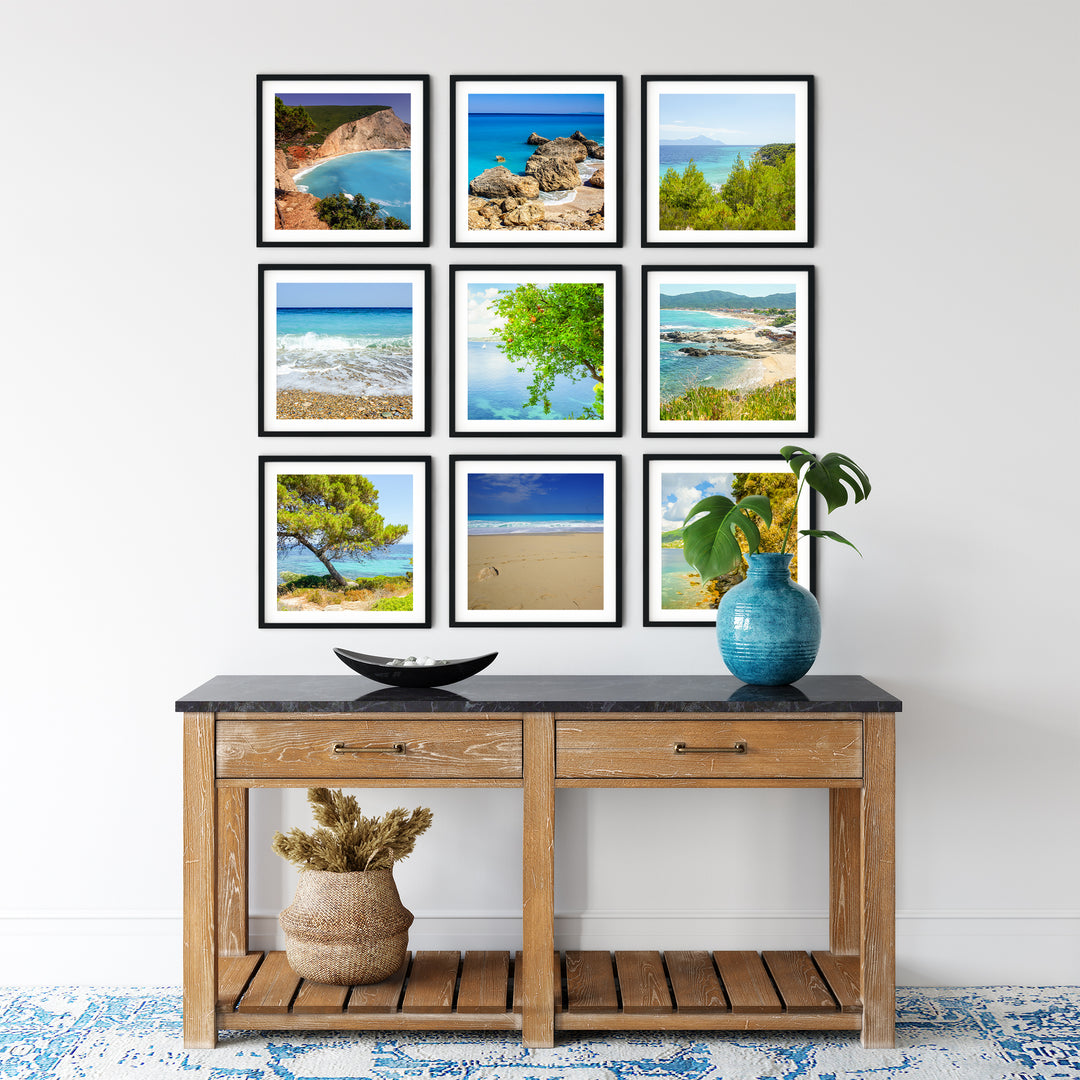 Greek Beaches Gallery Wall II | Fine Art Photography Print Set
