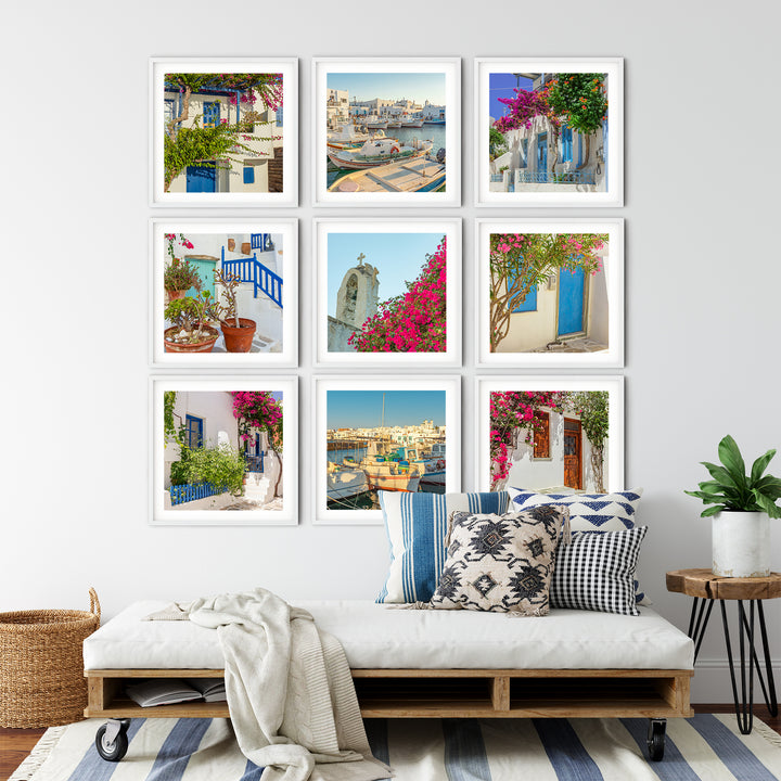 Insel Paros Bilderwand | Fine Art Print Set