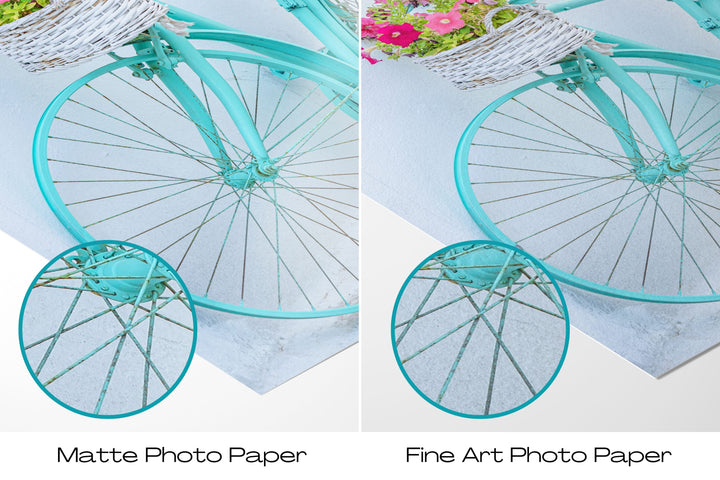 Turquoise Bike | Fine Art Photography Print